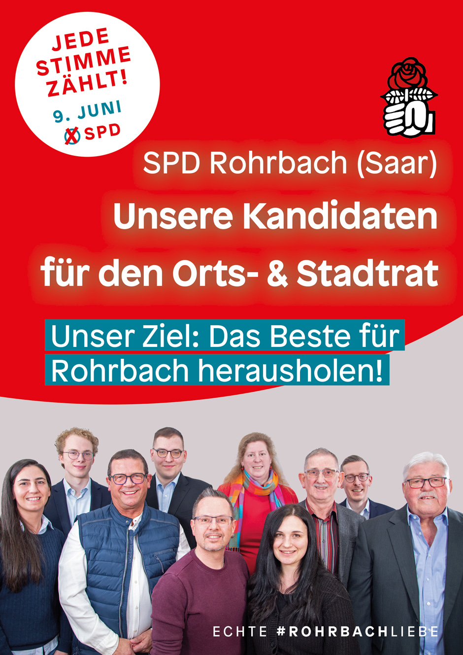 Flyer SPD Rohrbach (Saar) 2024